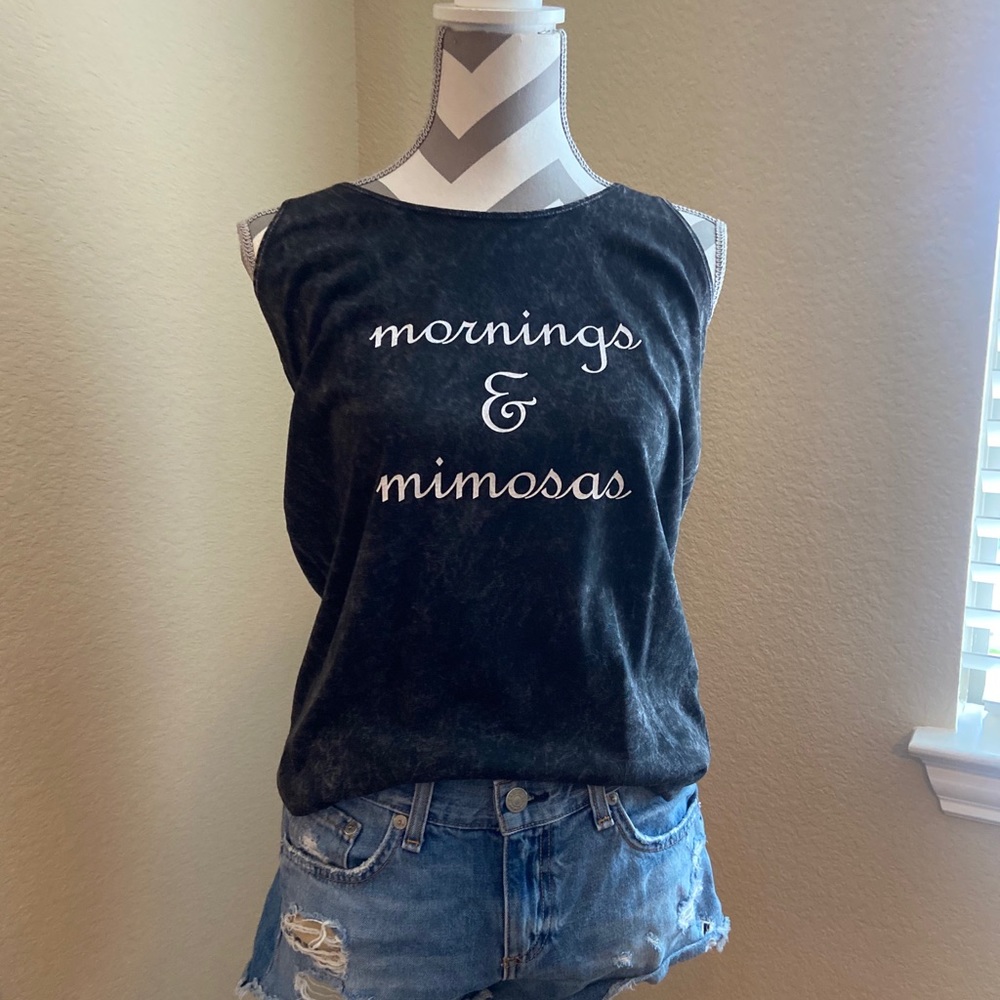 “Mornings and Mimosas” Tank Top